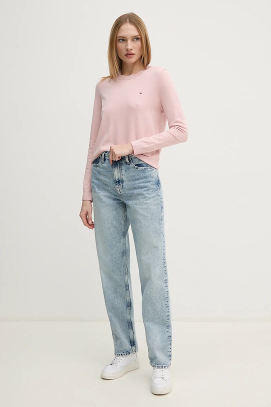 Tommy Hilfiger pulover WW0WW44984 roz AW25