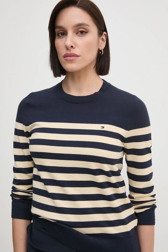 Svetr Tommy Hilfiger námořnická modř WW0WW44984