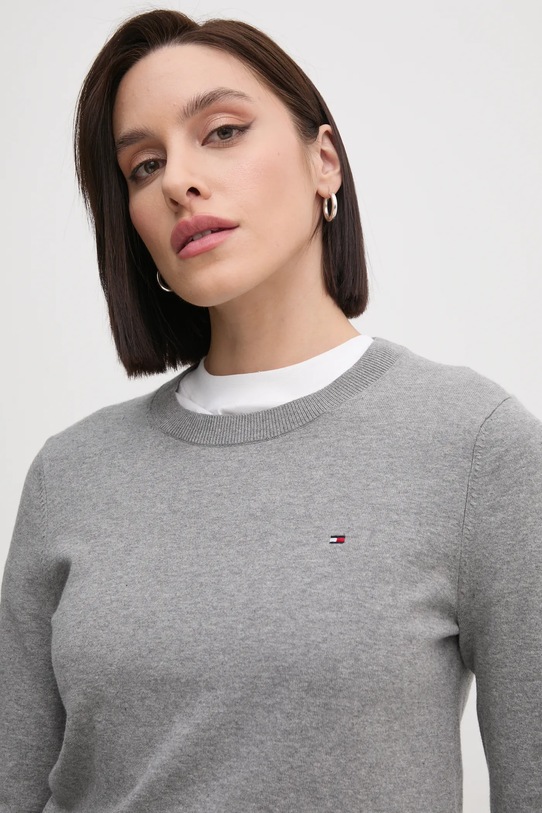 Svetr Tommy Hilfiger šedá WW0WW44984