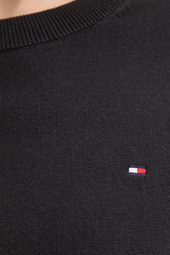 Πουλόβερ Tommy Hilfiger WW0WW44984 μαύρο
