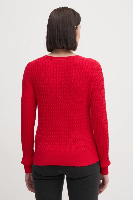 Îmbrăcăminte Tommy Hilfiger pulover de bumbac WW0WW44987 rosu