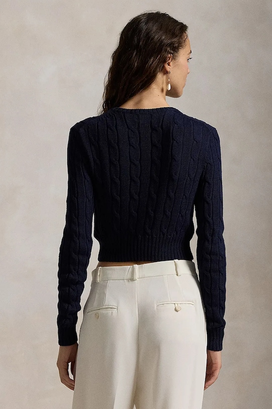 Polo Ralph Lauren sweter bawełniany 211959283 niebieski SS25