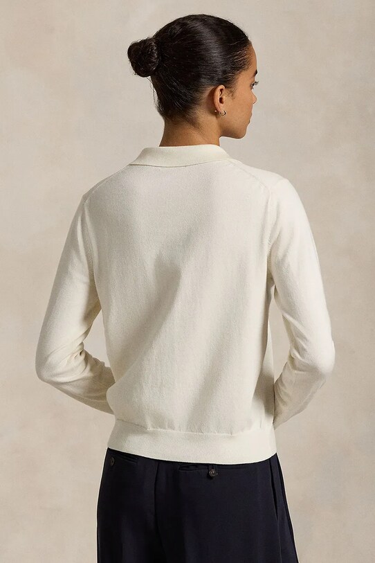 Polo Ralph Lauren kardigan bawełniany 211959285 beżowy SS25