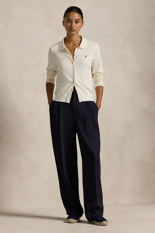 Oblečenie Bavlnený kardigán Polo Ralph Lauren 211959285 béžová