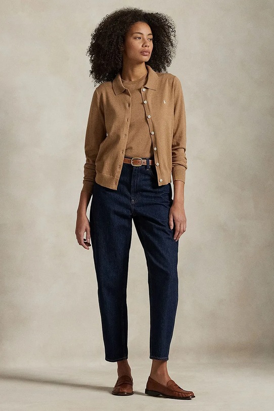 Ruházat Polo Ralph Lauren pamut kardigán 211959285 bézs