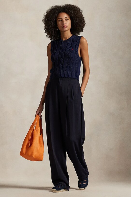 Ruházat Polo Ralph Lauren pamut pulóver 211959295 kék