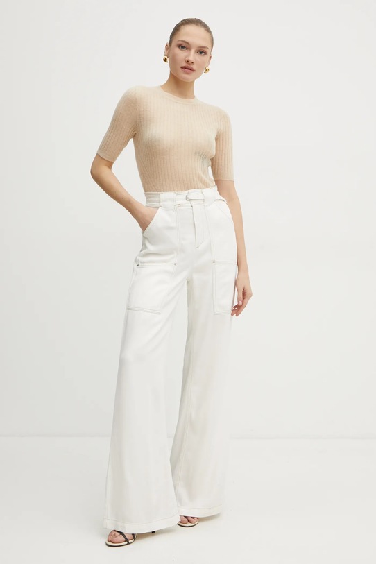 Boss Orange pulover de lana 50531475 bej SS25