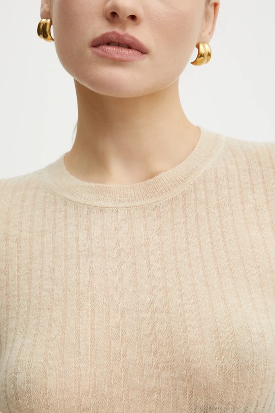 Boss Orange pulover de lana 50531475 bej