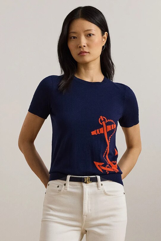 Pulover Lauren Ralph Lauren Drugo modra 200957579