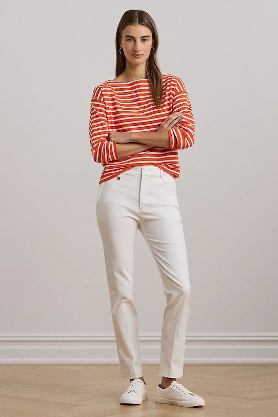 Odzież Lauren Ralph Lauren sweter bawełniany 200957604 pomarańczowy