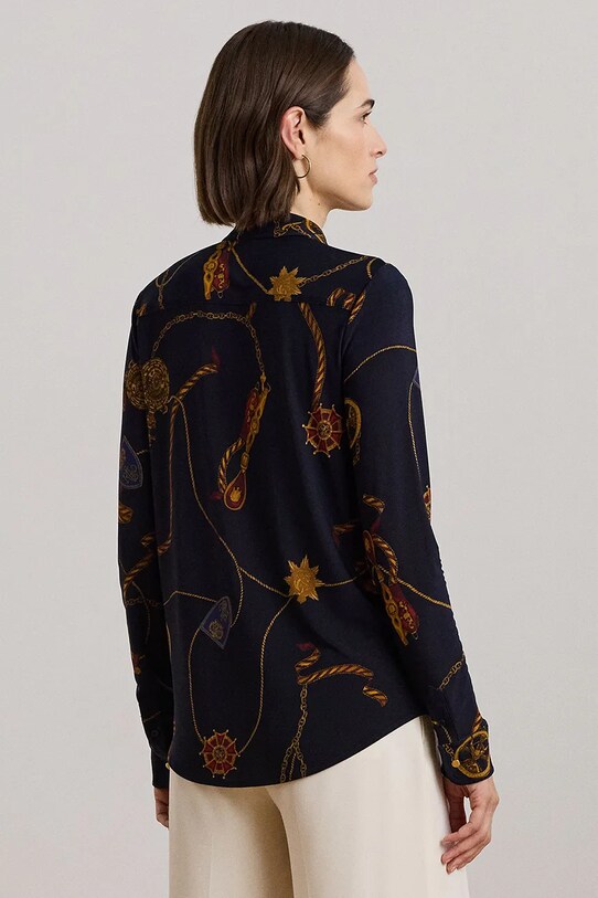 Košile Lauren Ralph Lauren 200957607 námořnická modř SS25