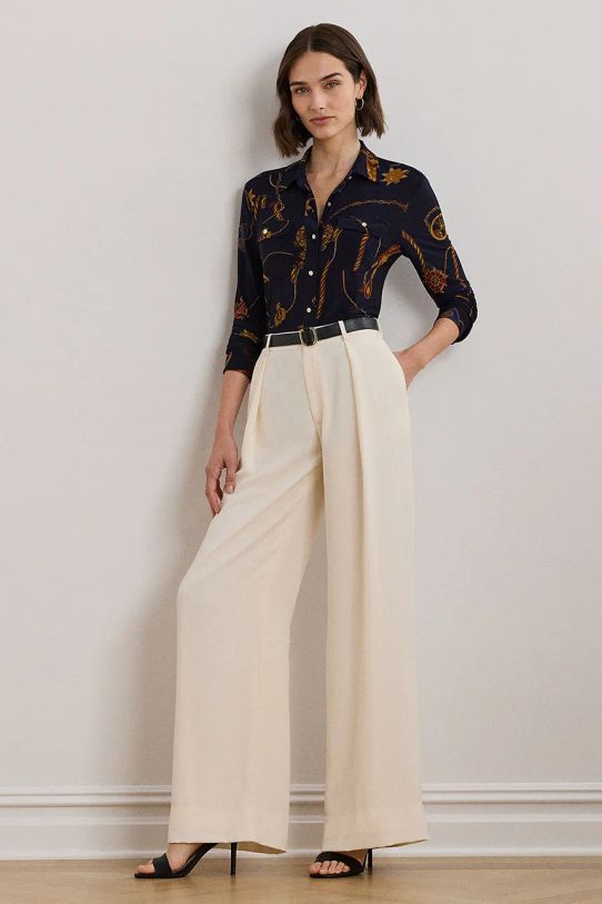 Oblečení Košile Lauren Ralph Lauren 200957607 námořnická modř