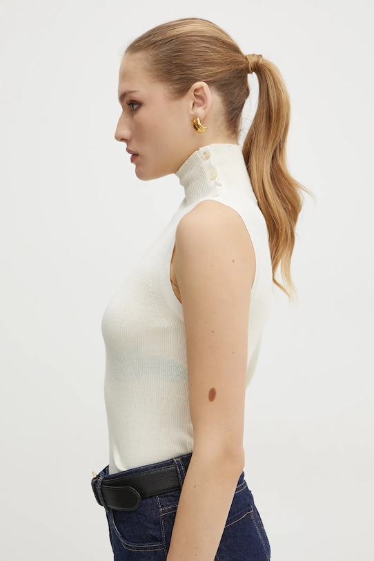 Vlnená vesta BOSS vlna béžová 50530703