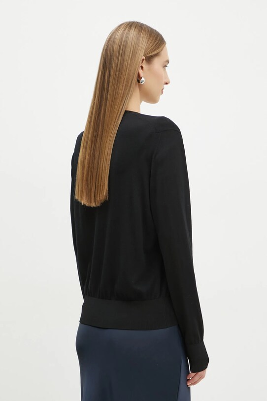 Îmbrăcăminte BOSS cardigan din lana 50530713 negru