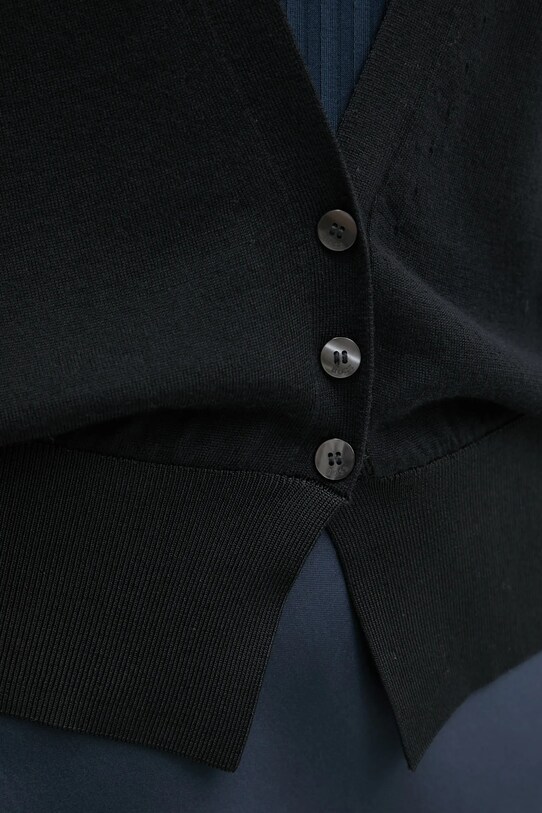 BOSS cardigan din lana 50530713 negru