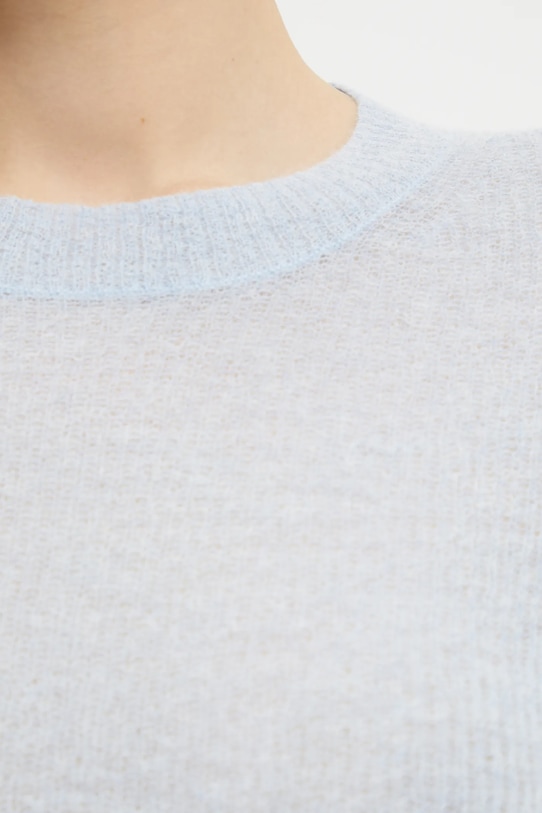 Vlněný svetr BOSS 50530718 modrá