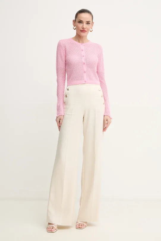 Pinko cardigan 104640.A2EB rosa SS25