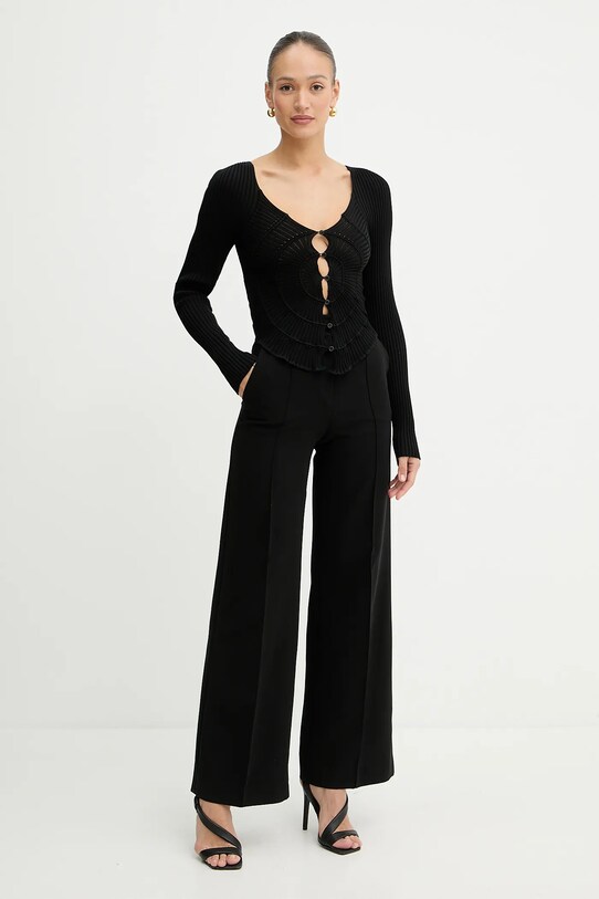 Pinko pulover 104627.A2E6 negru SS25