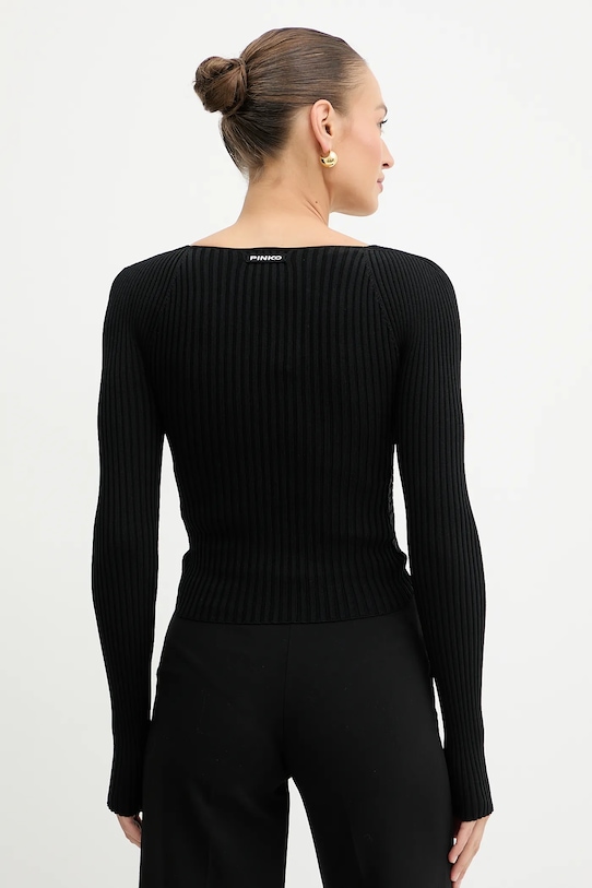 Îmbrăcăminte Pinko pulover 104627.A2E6 negru