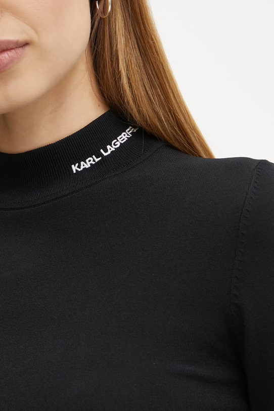 Karl Lagerfeld pulover A1W18006 negru