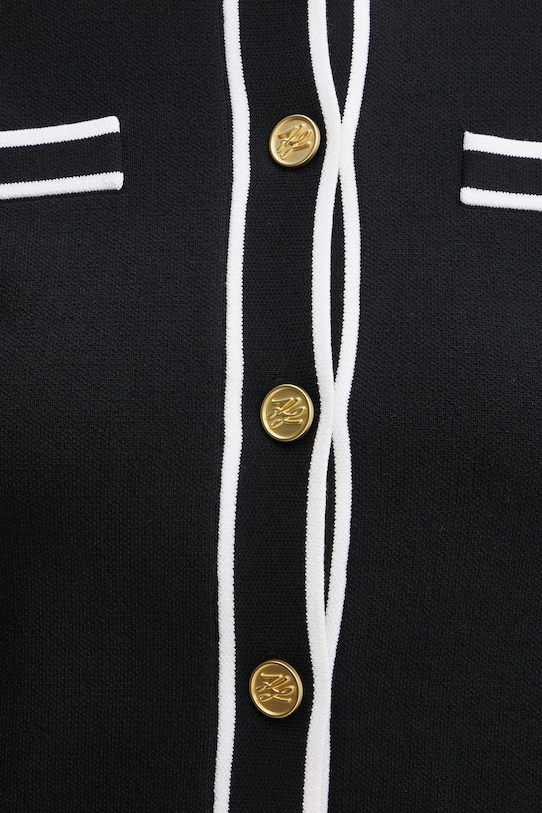 Karl Lagerfeld kardigan A1W18033 czarny