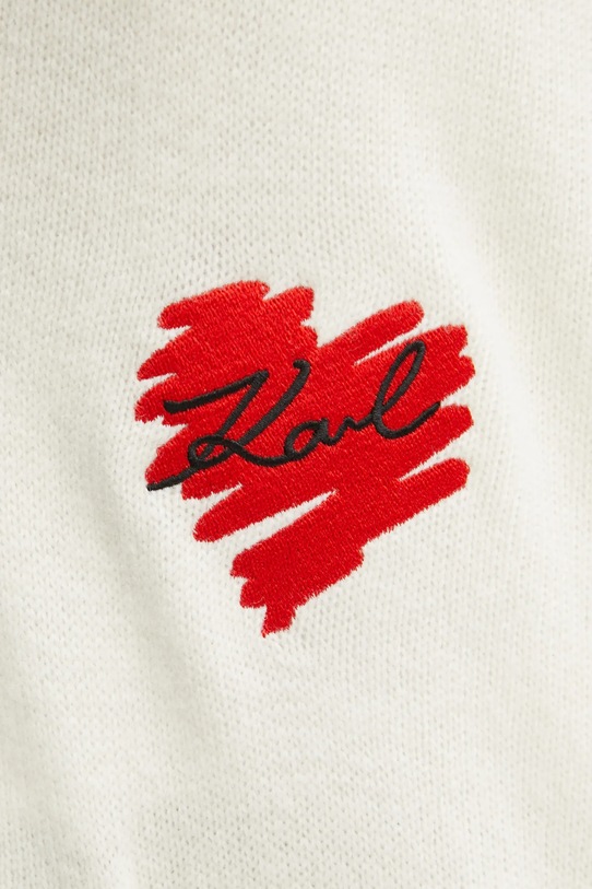 Karl Lagerfeld cardigan in lana A1W18035 beige