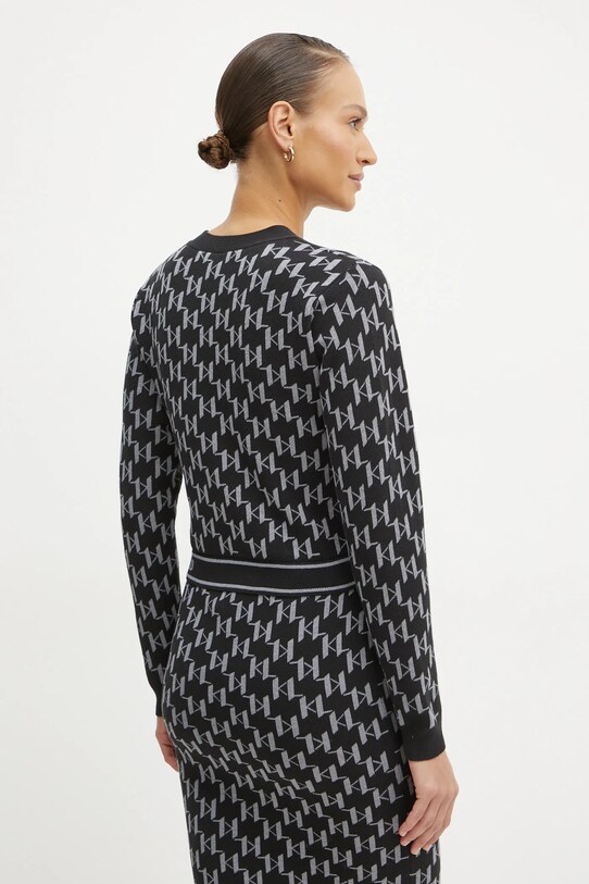 Îmbrăcăminte Karl Lagerfeld cardigan A1W18039 negru