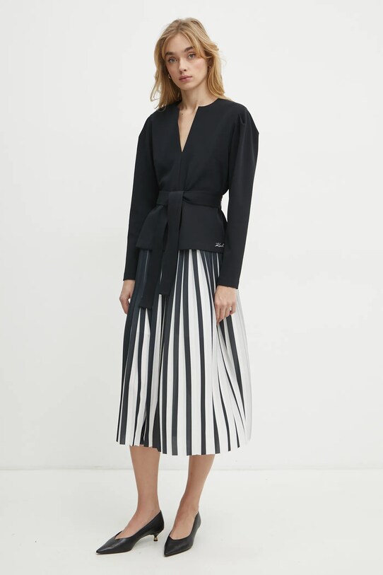 Karl Lagerfeld bluzka A1W20047 czarny SS25