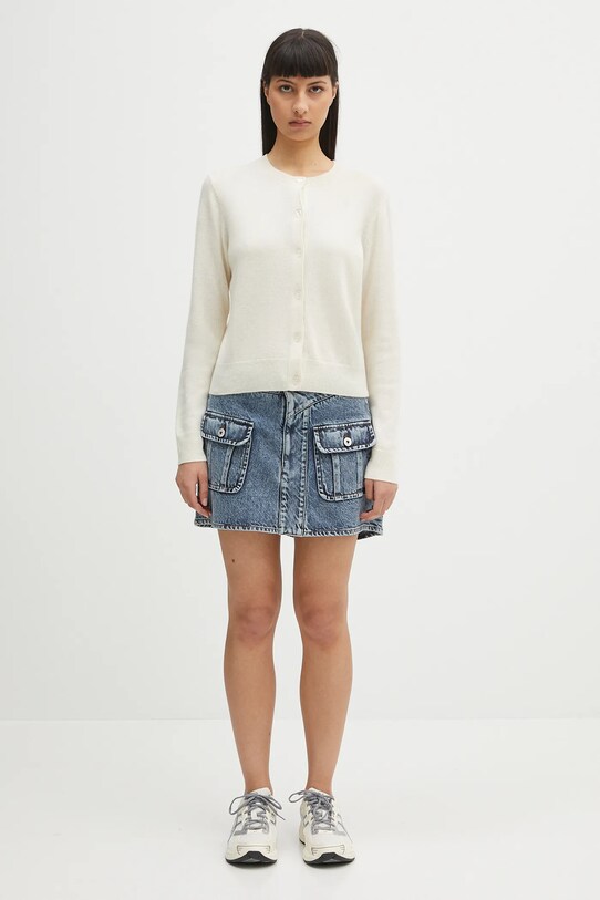 Samsoe Samsoe cardigan in lana SABOSTON F24400186 beige