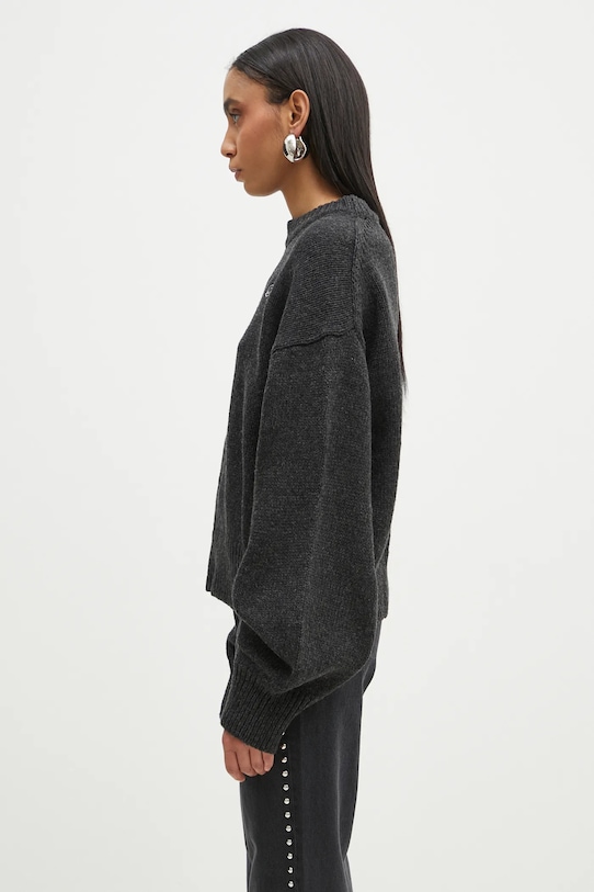 Sveter z merino vlny Rotate 1133771745 čierna SS25