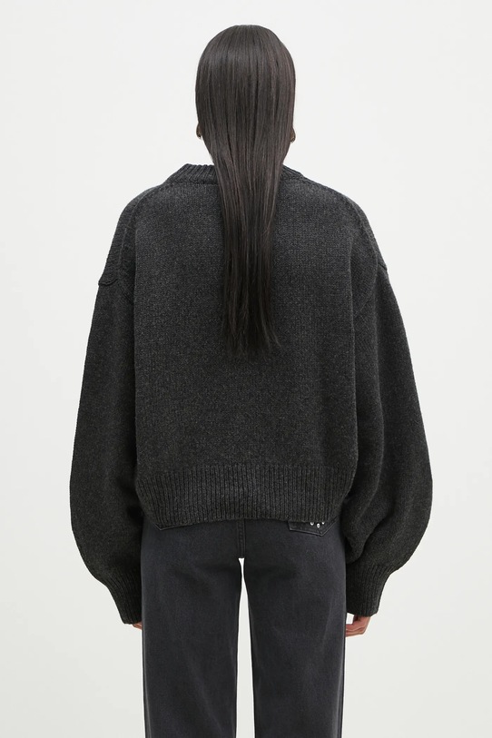 Oblečenie Sveter z merino vlny Rotate 1133771745 čierna