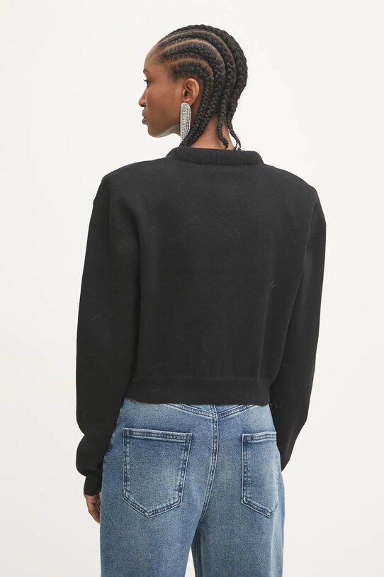 Одежда Кардиган с примесью кашемира Rotate 114033100 чёрный