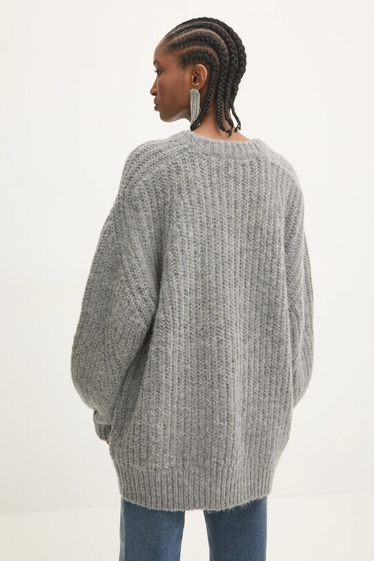 Odzież Rotate sweter wełniany 114129546 szary