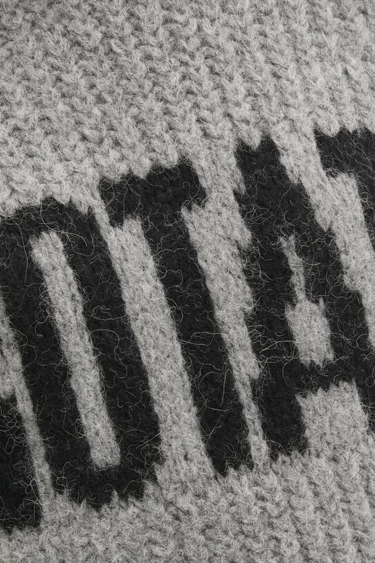 Rotate sweter wełniany 114129546 szary