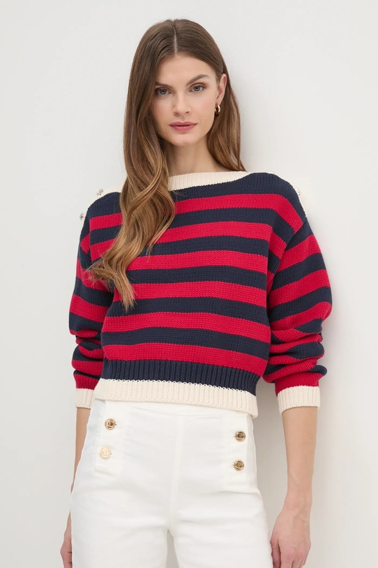 Twinset sweter pozostałe czerwony 251AP3230