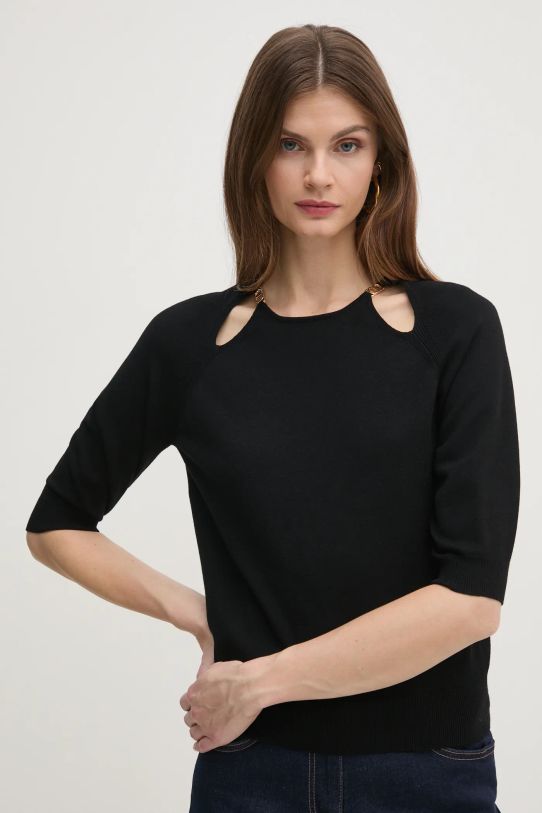 Twinset sweter pozostałe czarny 251TP3490