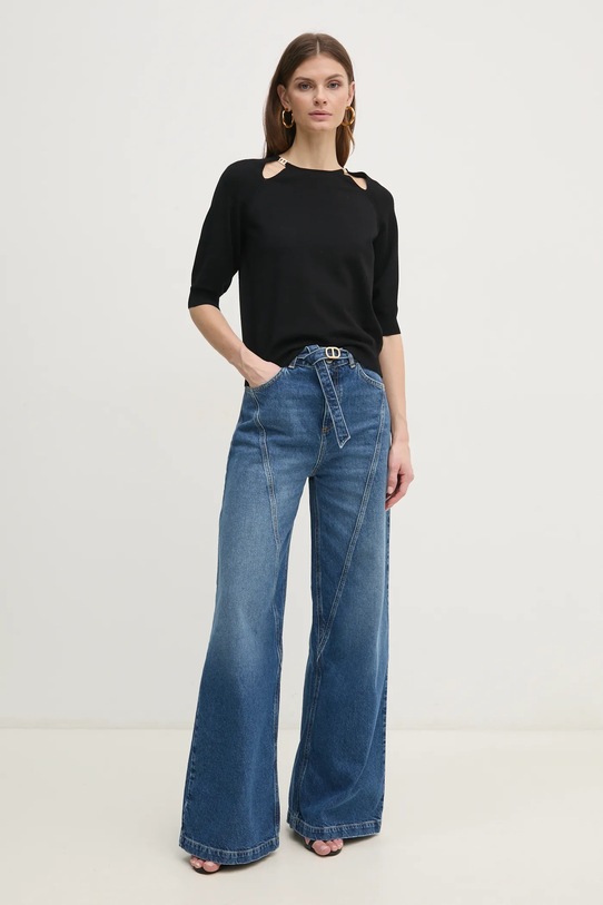 Πουλόβερ Twinset 251TP3490 μαύρο SS25