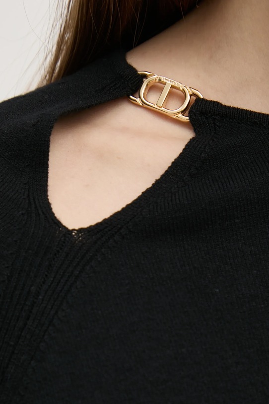 Πουλόβερ Twinset 251TP3490 μαύρο