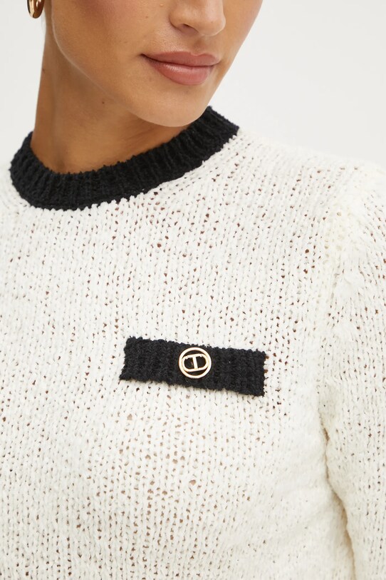 Twinset sweter 251TP3440 beżowy