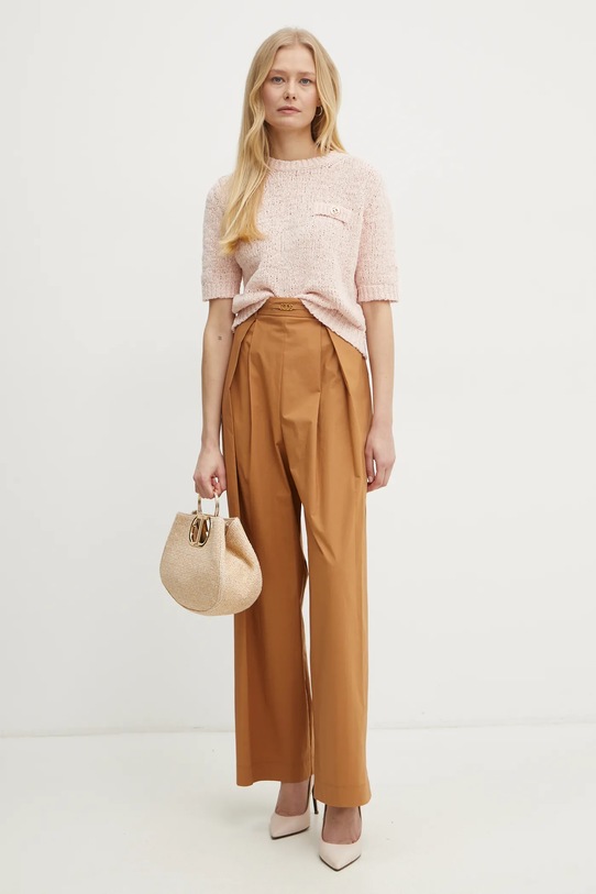 Twinset sweter 251TP3440 różowy SS25