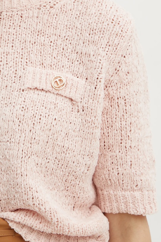 Twinset sweter 251TP3440 różowy
