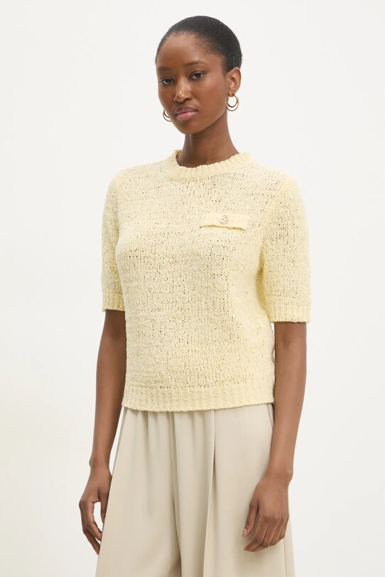 Twinset pulóver sima sárga 251TP3440