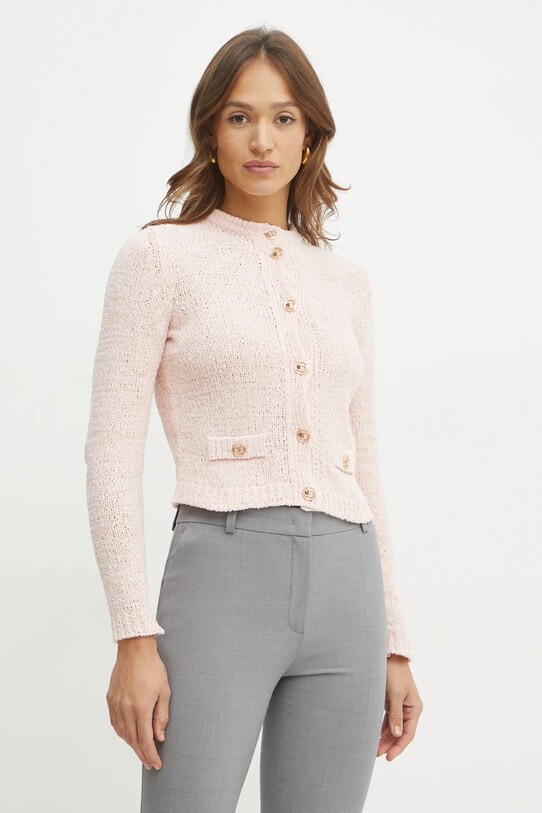 Twinset kardigan pozostałe różowy 251TP3442