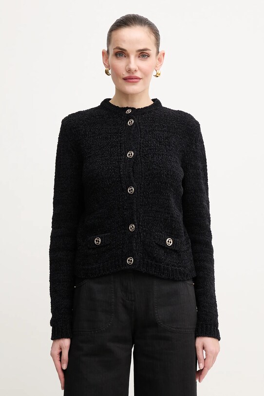Twinset cardigan uni negru 251TP3442