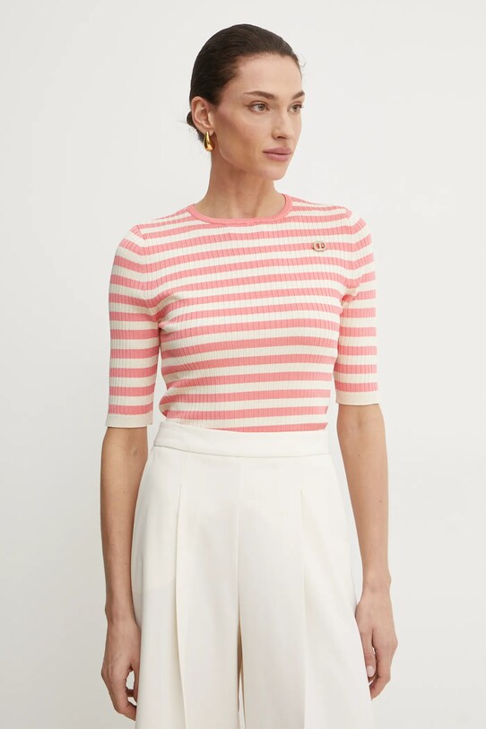 Twinset sweter pozostałe beżowy 251TP3470