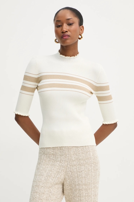 Twinset sweter pozostałe beżowy 251TP3420