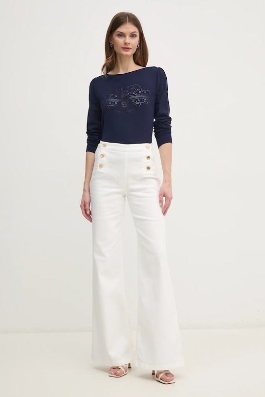 Svetr Twinset 251TP3432 námořnická modř SS25