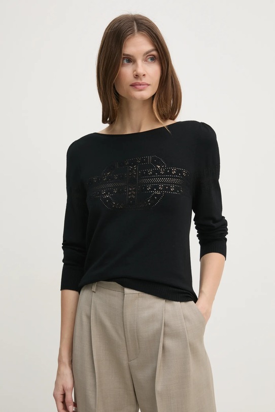 Πουλόβερ Twinset άλλο μαύρο 251TP3432