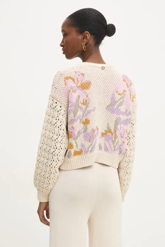 Abbigliamento Twinset maglione in cotone 251TP3611 beige