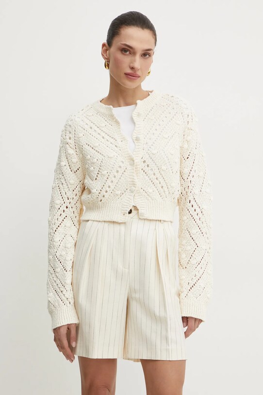 Twinset kardigan pozostałe beżowy 251TP3541